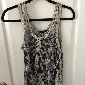 Blue Lace Tank